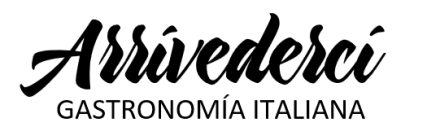 ARRIVEDERCI LOGO